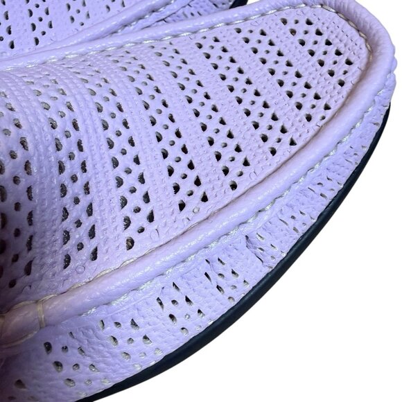 Montique Men's Lavender Weave Pattern Fashion Loafers Shoes Size 10.5 S22 - Picture 5 of 6